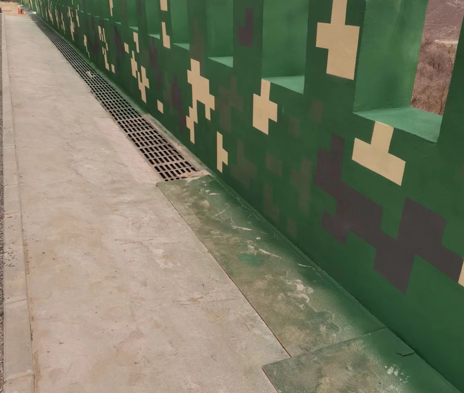 大兴安岭围墙迷彩喷涂,数迷彩漆